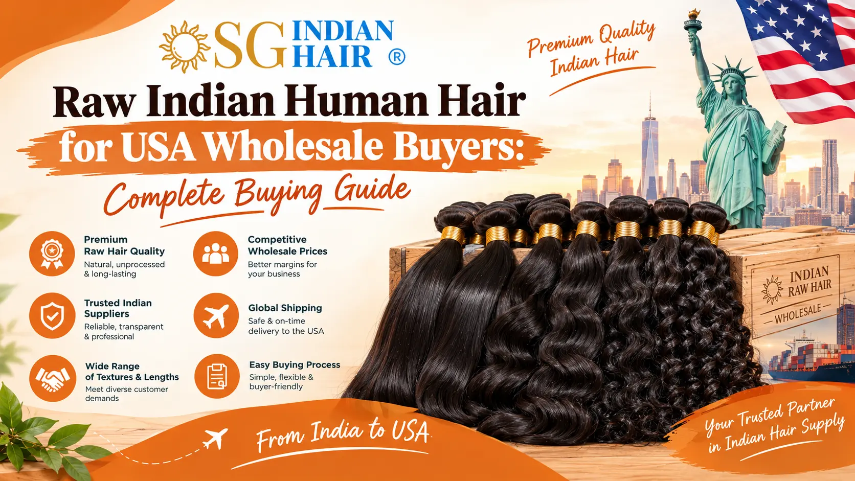 Raw Indian Human Hair Supplier USA Wholesale Buyers Complete Buying Guide